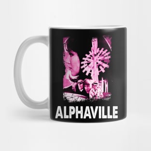 Anna and Lemmy's Odyssey Alphavilles Classic French Cinema Couture Threads Mug